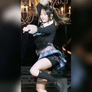 뉴진스 하니 청룡영화상 체크무늬 치마