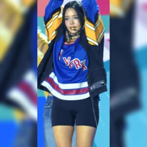 하의실종 박스티 밑 쫀쫀한 바이커쇼츠 하체 프로미스나인 노지선