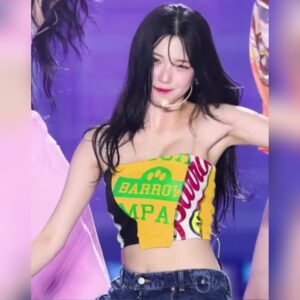 신곡 무대 튜브탑 프로미스나인 백지헌 움짤