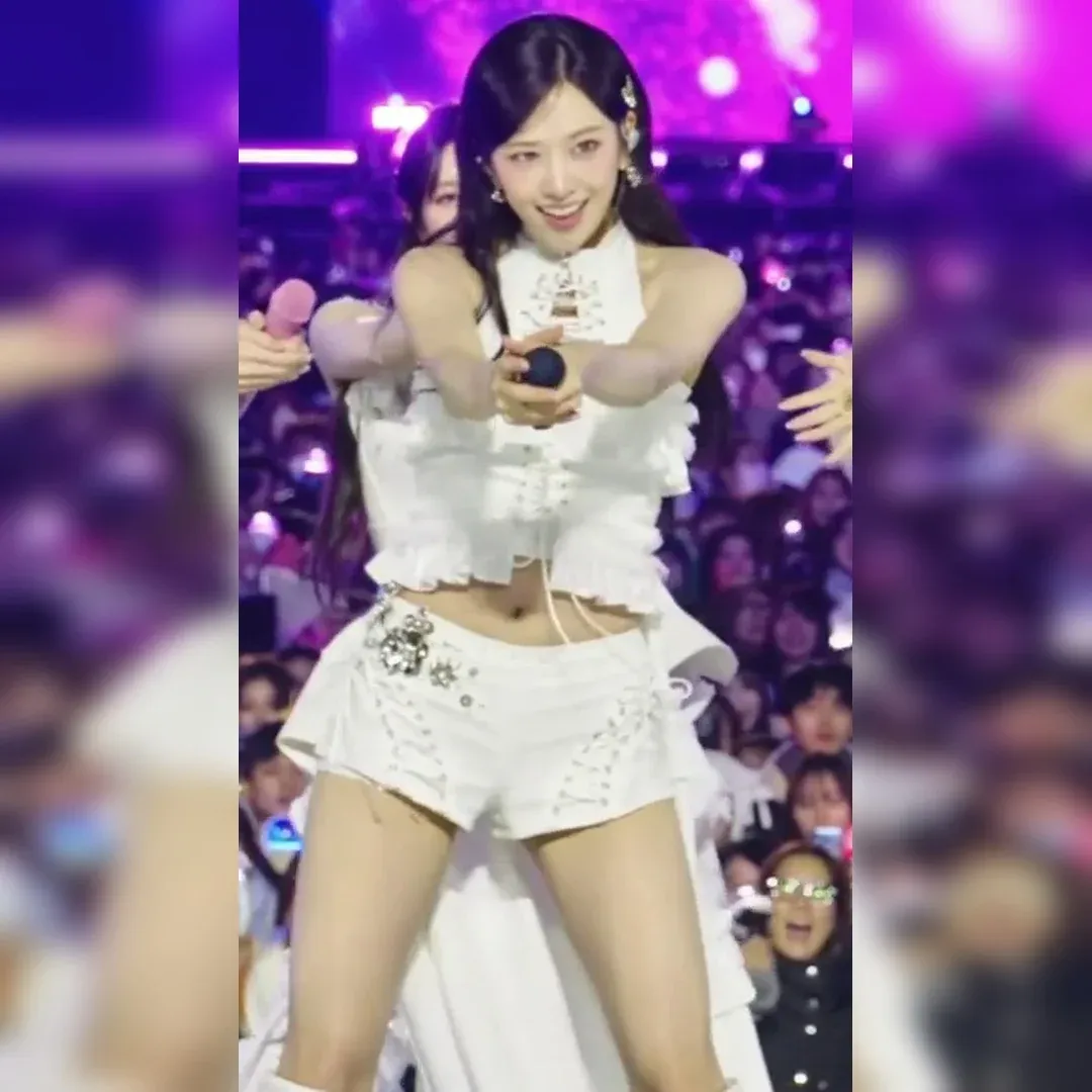 IVE’s An Yujin Shines in All White! Stunning Abs and Thighs – K-Pop Festival