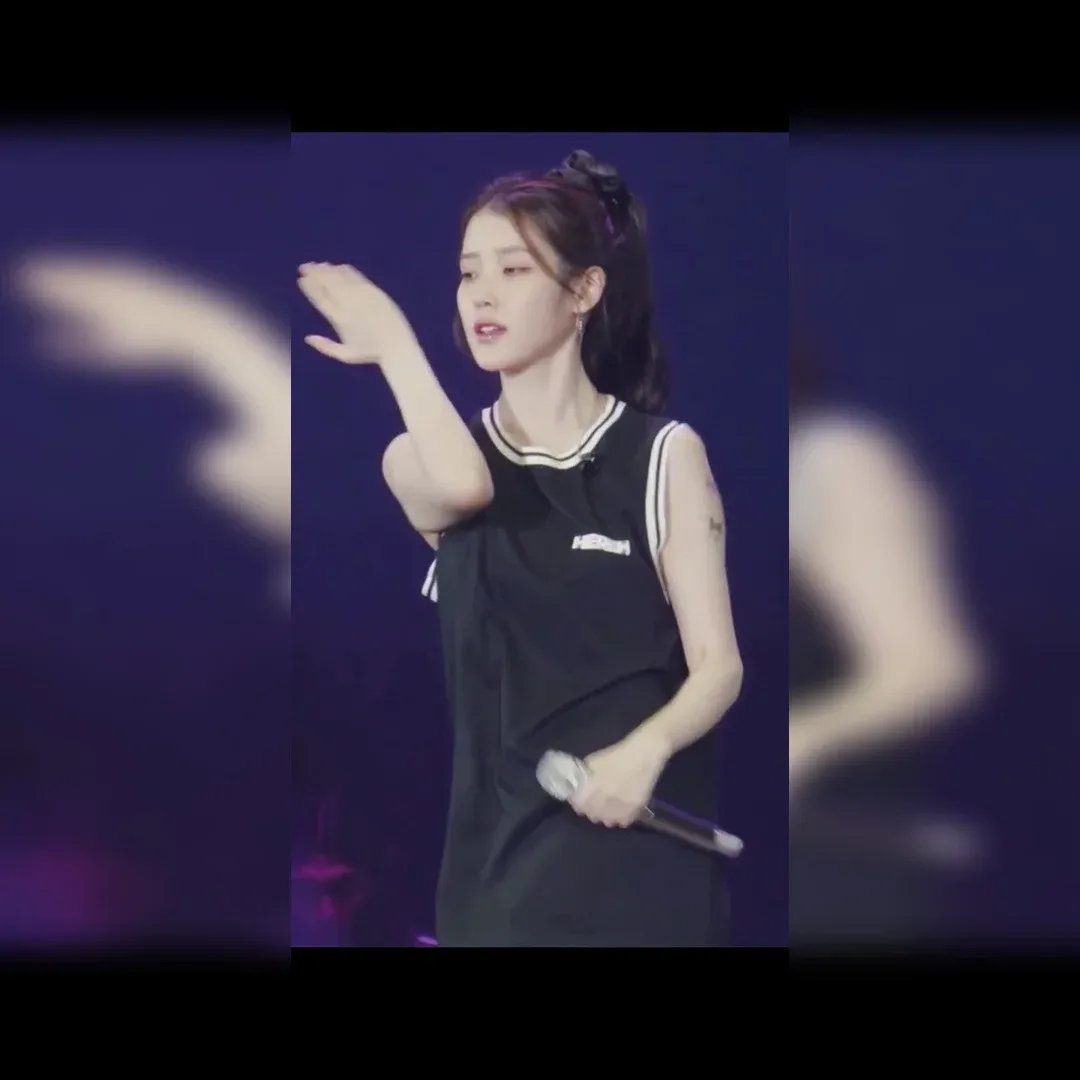 IU in Black Basketball Gear: A Captivating 8K Experience