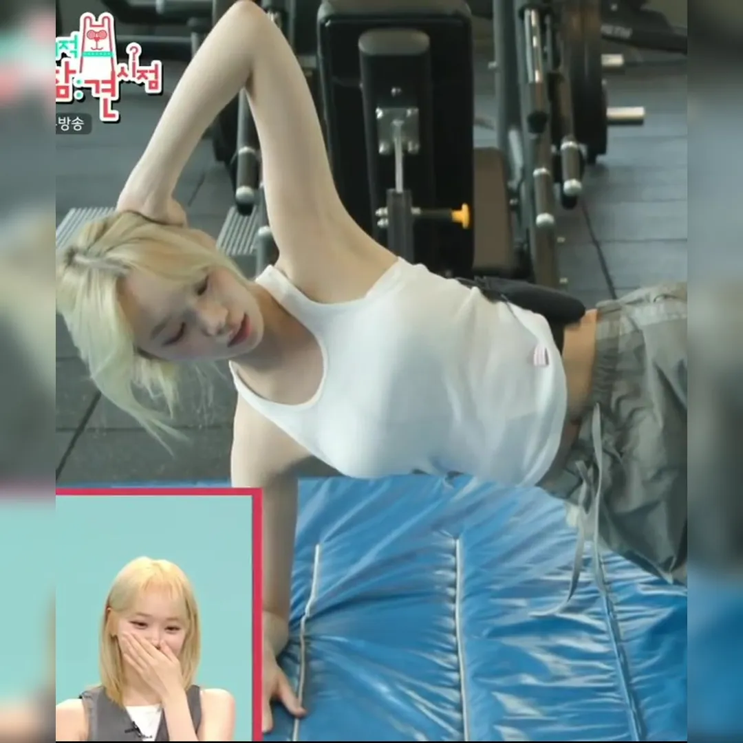 LE SSERAFIM’s Chaewon Hits the Gym! Her White Tank Top is Unreal 😭
