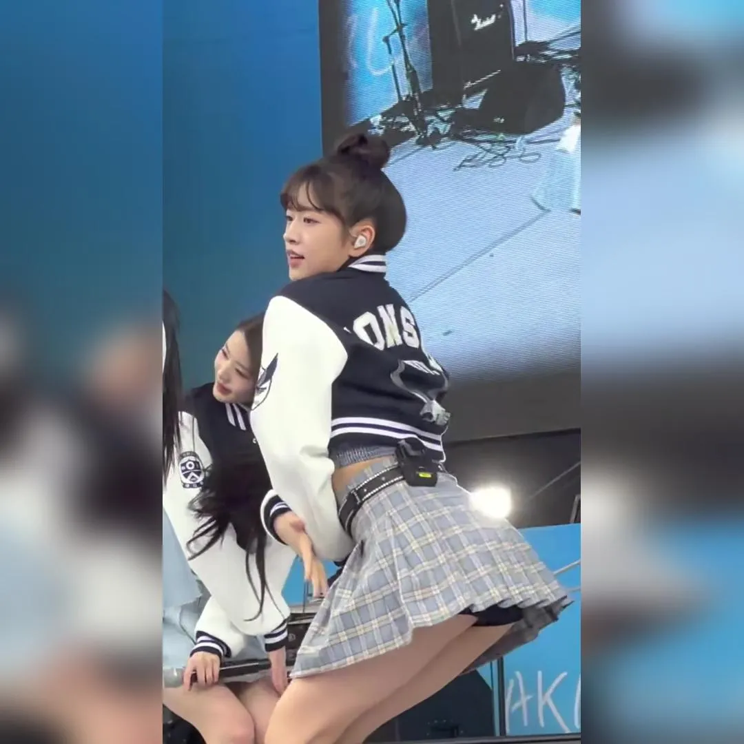 延世大學活動 IVE 安兪真穿校服大膽秀出安全褲