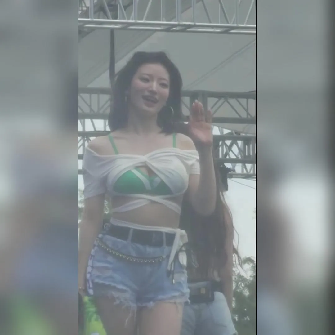 [WaterBomb 首爾] Billlie Siyoon 的驚喜亮點…綠色比基尼的曲線與動感