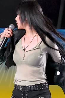 BIBI GIF of Taking Off Her Jacket