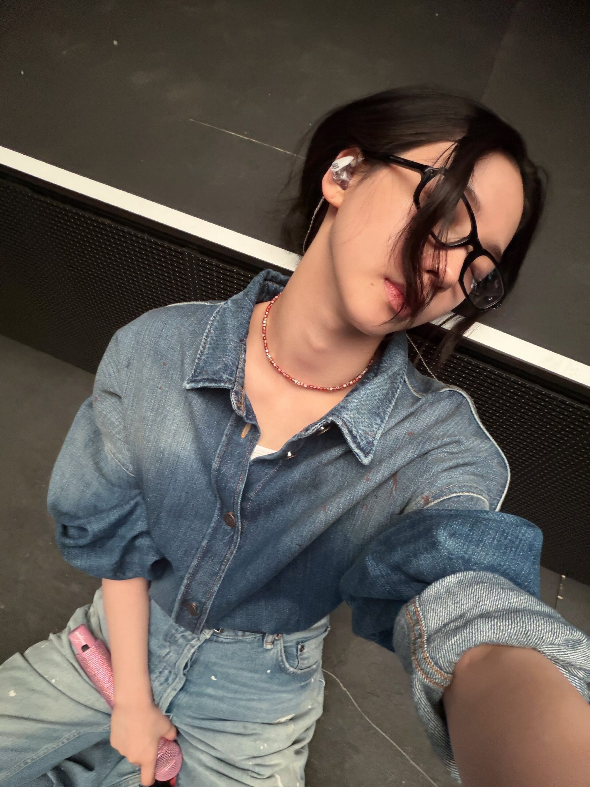 [aespa] 让人一瞬间愣住的卡里娜和粉色麦克风 - Bubble