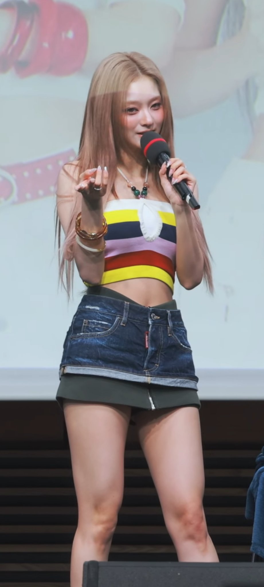 FANATICS 李娜炅粉丝见面会 彩虹挂脖香氛 + 青色迷你雅邦智