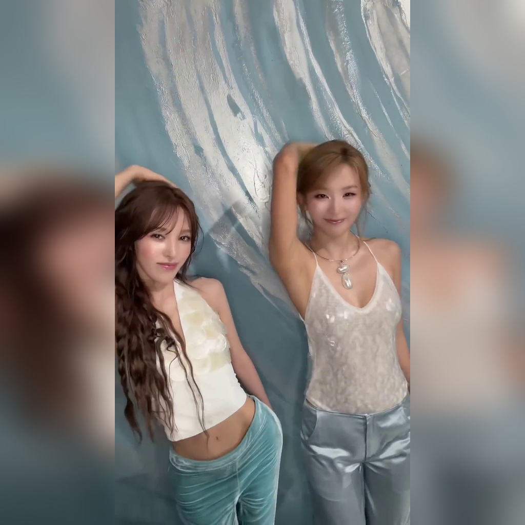 챌린지 찍는 슬기 웬디 은갈치 끈나시 몽글한 가슴골 페로몬