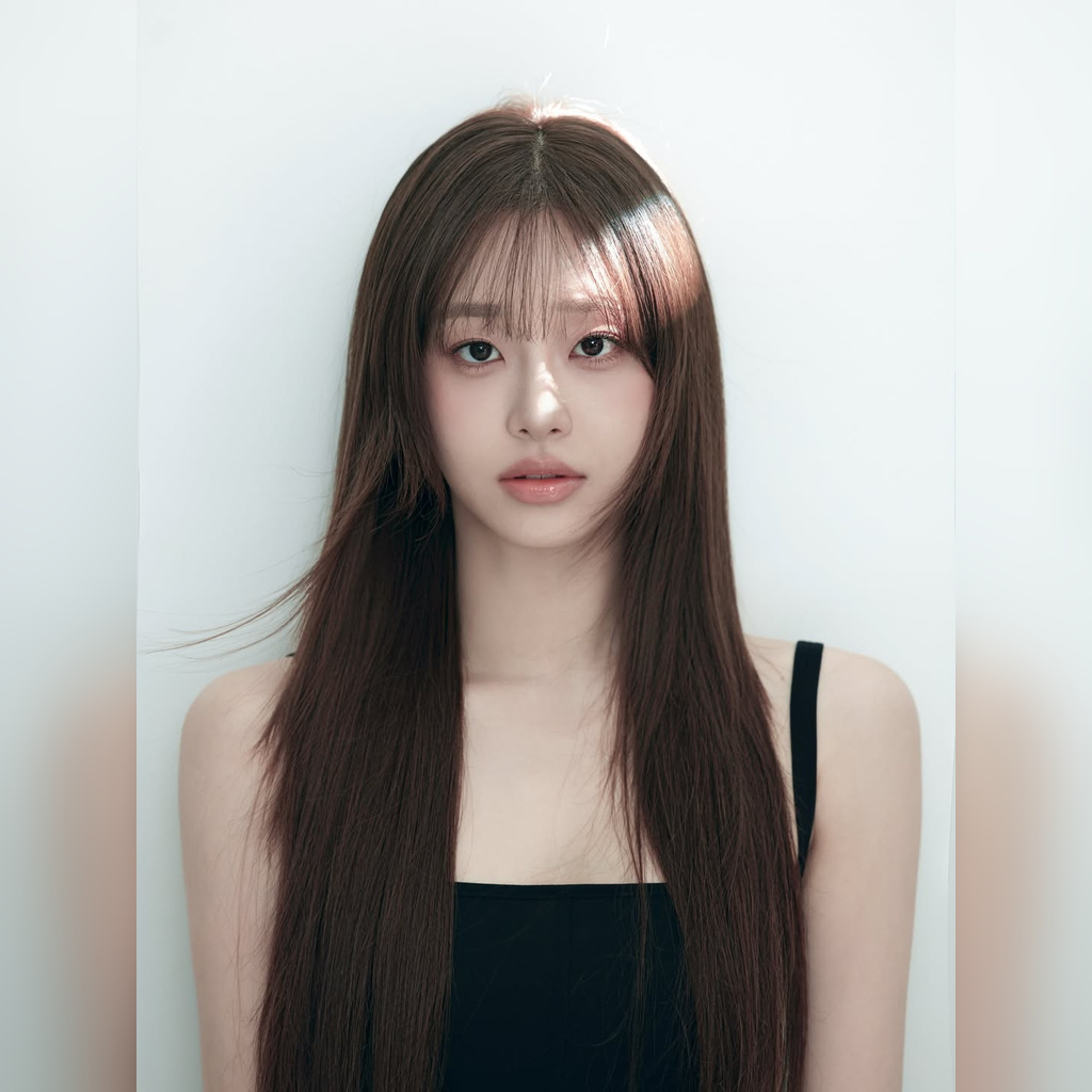 츄 골지 민소매 페로몬 + 검정 땡땡이 롱치마 항아리 골반