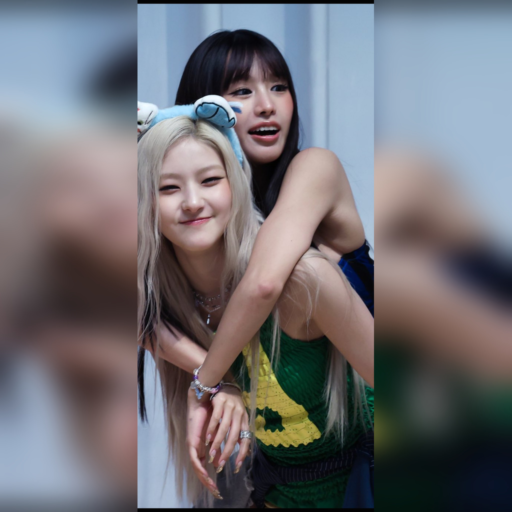 멤버 등에 어부바하는 나띠 충격방지용 뭉클하게 눌린 옆슴