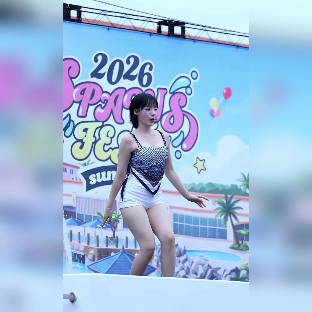 下地さん（ハ・ジウォン）チアリーダーがフォームを取り戻して帰ってくる