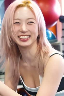 파여서 틈 보이는 엔믹스 해원 움짤