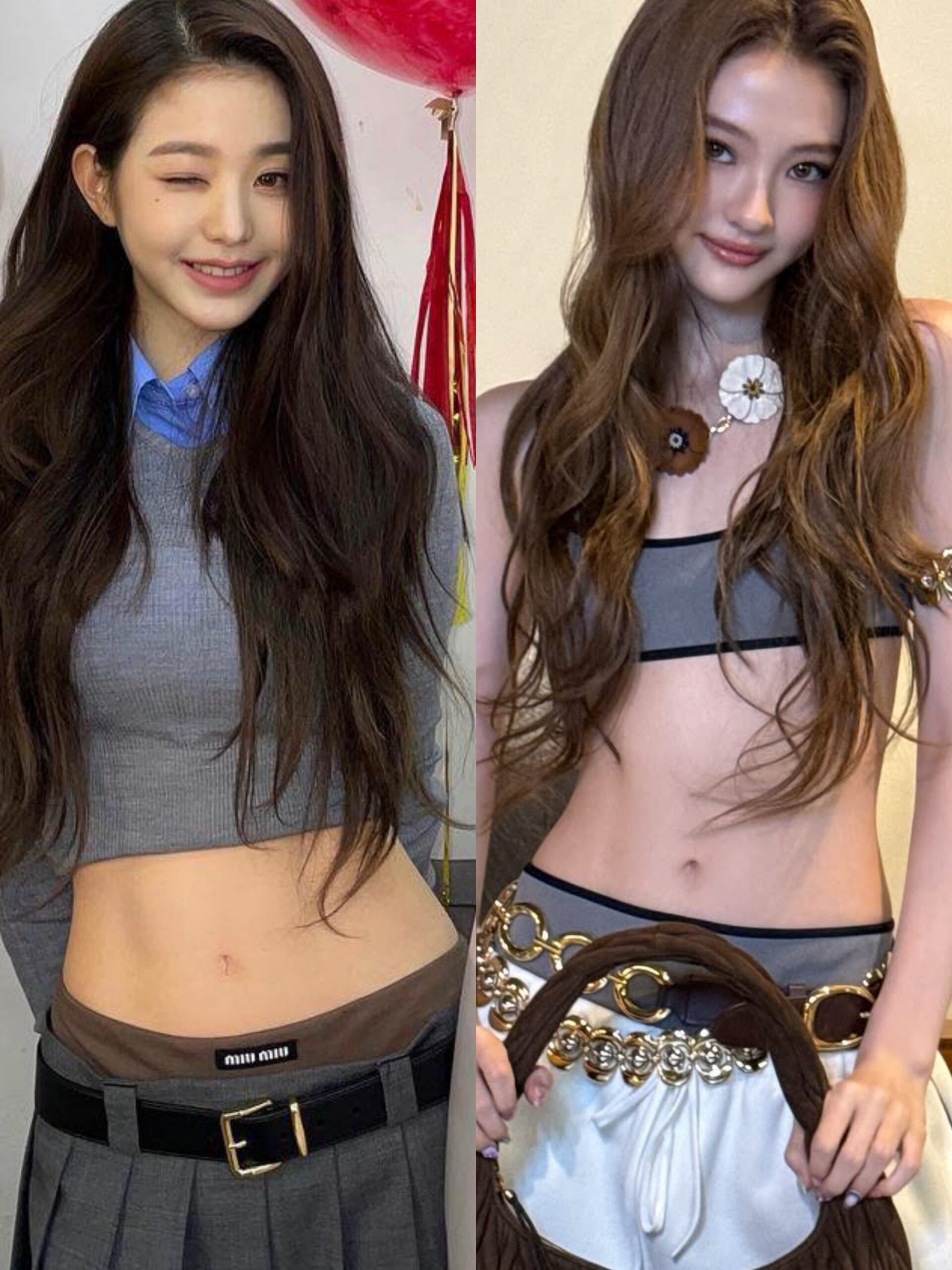 MiuMiu 穿搭 18岁 vs 17岁