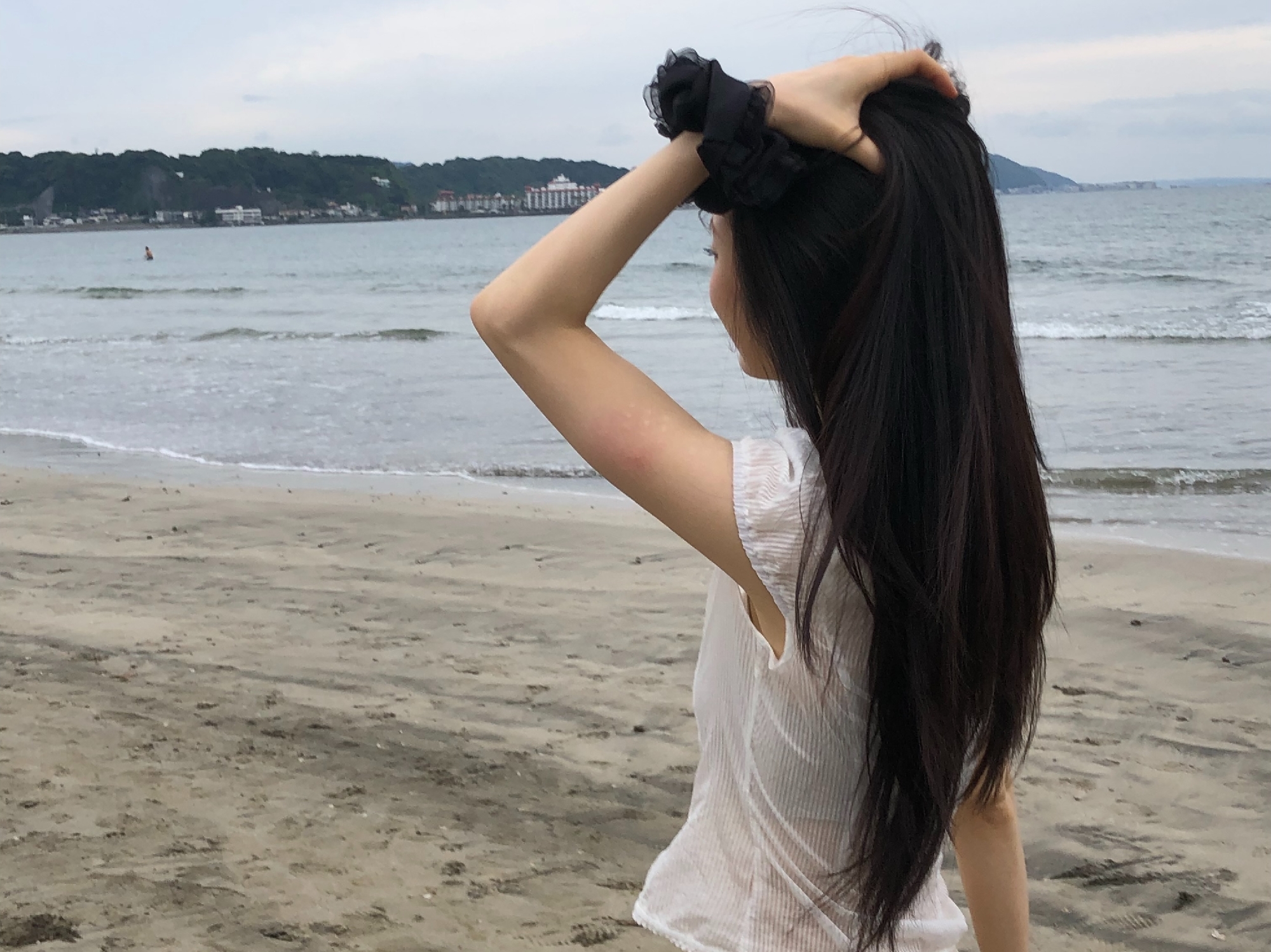 ICHILIN イージーゴー 日本旅行 ラブリーなホワイトのシアー彼女ルック - インスタ