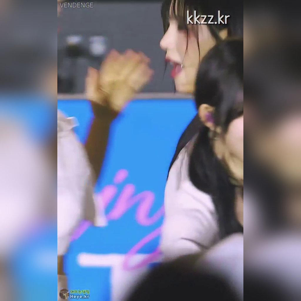 観客席に乱入するライズサム チョウォン GIF