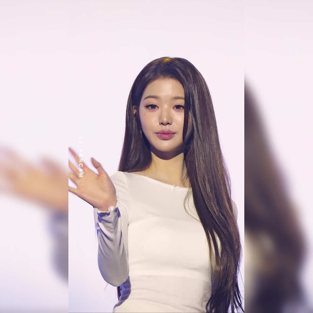 Jang Wonyoung Stuns in a Sheer White Tube Top with Perfect Hourglass Proportions